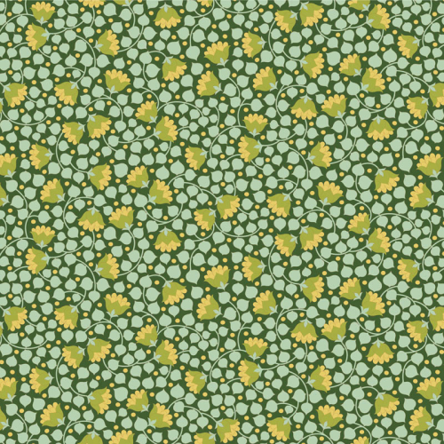 Tilda Patchwork Stoff Baumwolle - Wallflower - Bellflower Pine